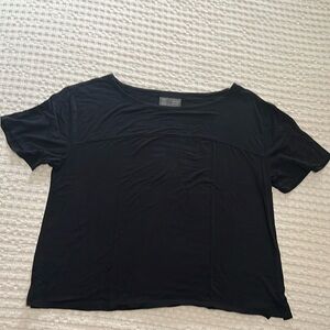 Anthropologie black tee, size L